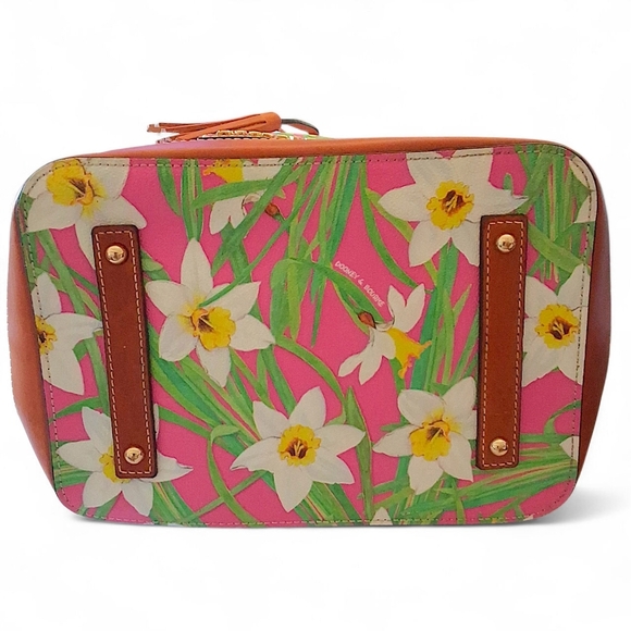 Dooney & Bourke Daffodil Floral Drawstring Bucket Bag - Picture 6 of 15